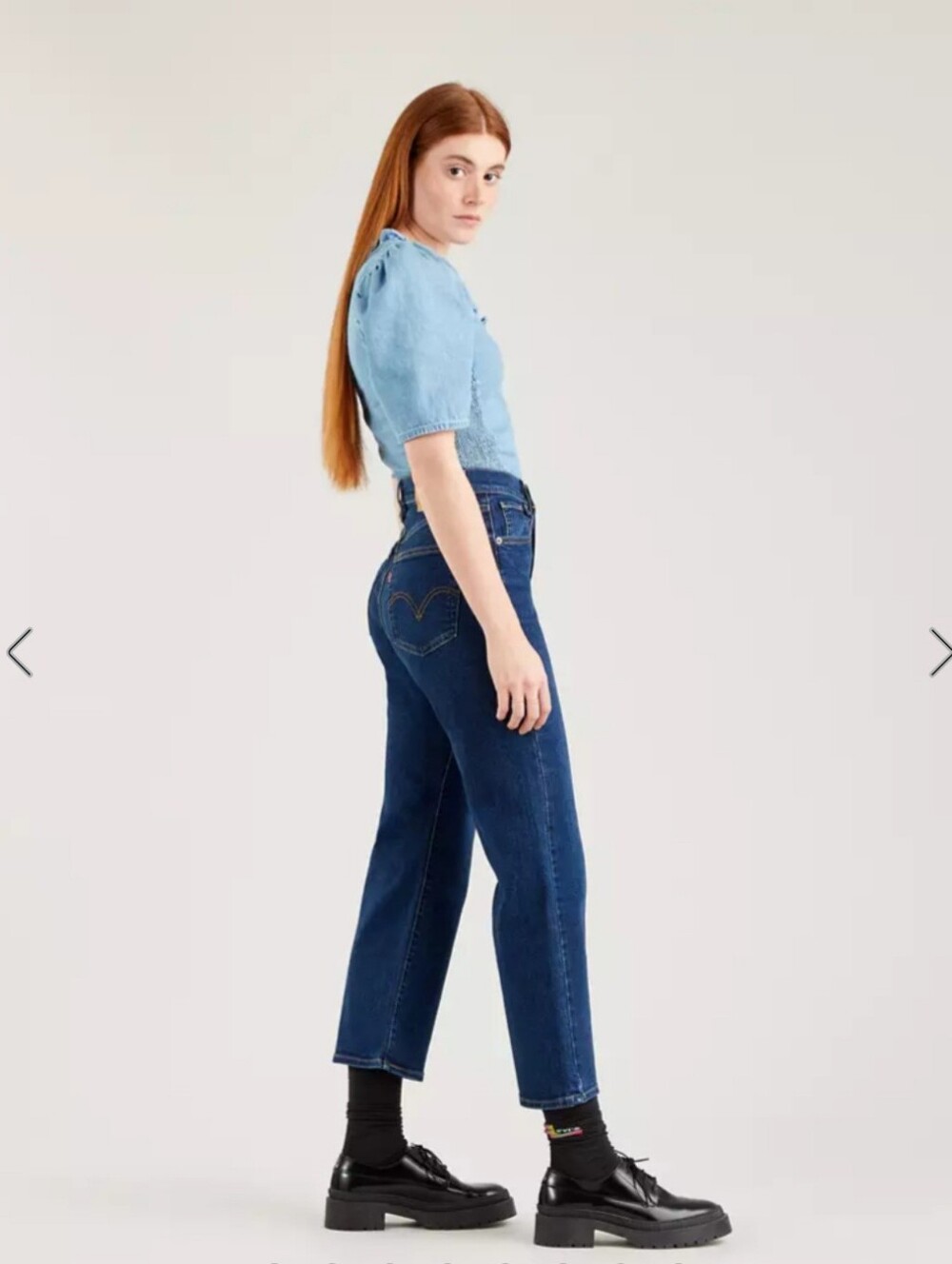 Levi's Women's Deep Indigo Straight-Leg Jeans